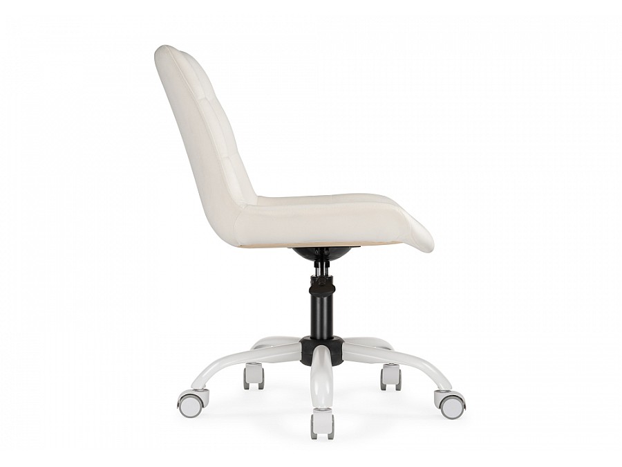 Офисное кресло Компьютерное кресло Орди молочное / белое