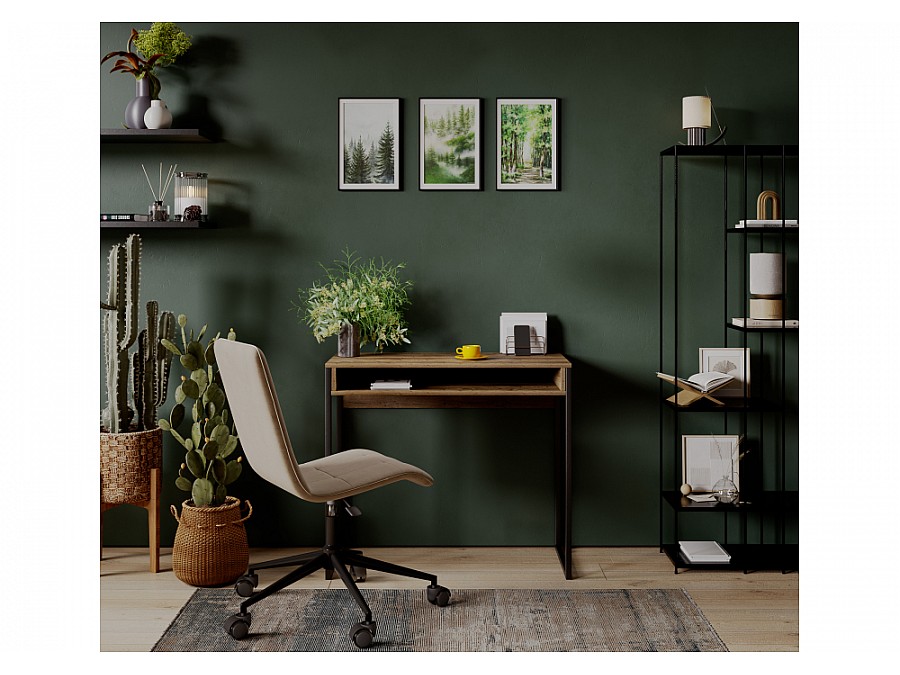 Офисное кресло Квадро бежевый / черный