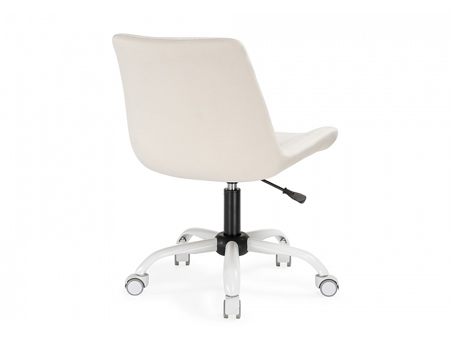 Офисное кресло Компьютерное кресло Орди молочное / белое