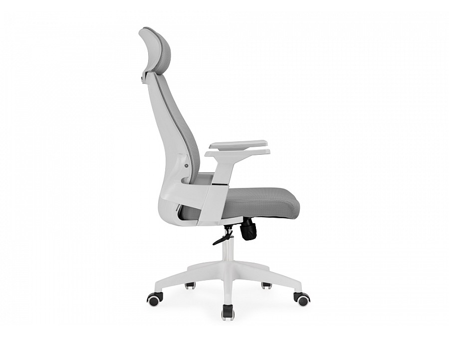 Компьютерное кресло Flok gray / white