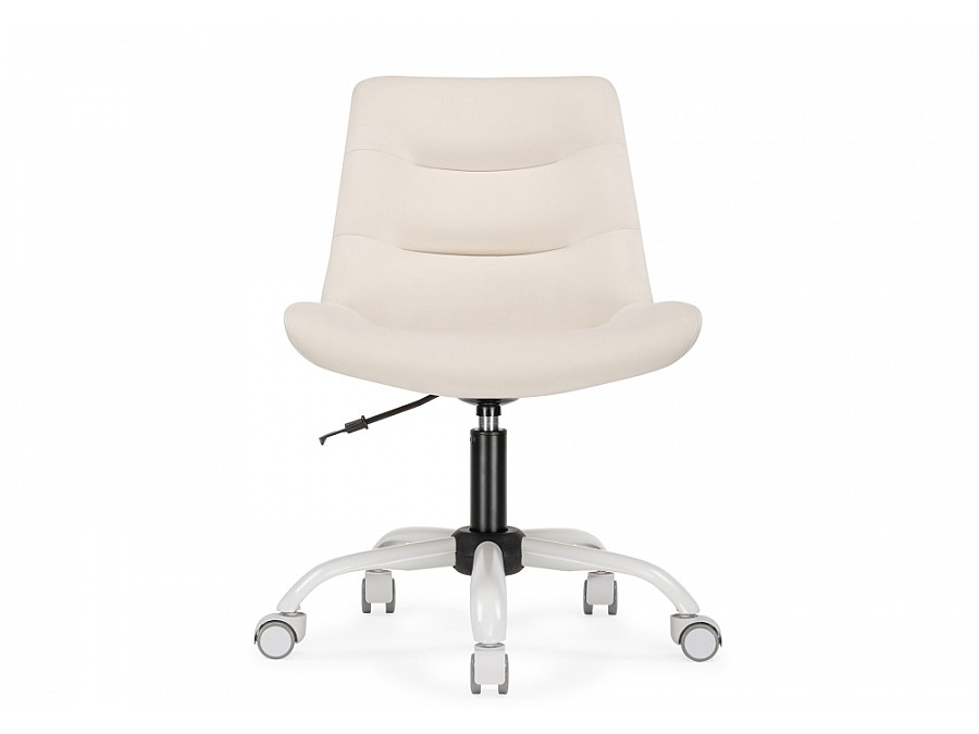 Офисное кресло Компьютерное кресло Орди молочное / белое