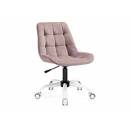 Офисное кресло Келми микровелюр розовый