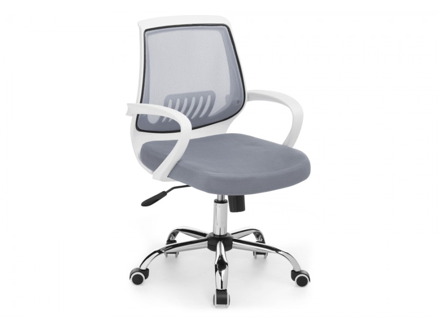 Компьютерное кресло Ergoplus light gray / white