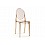 Пластиковый стул Victoria clear brown