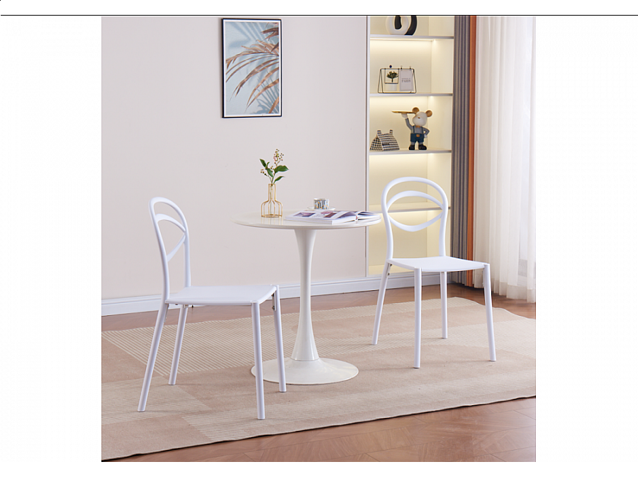 Пластиковый стул Simple white