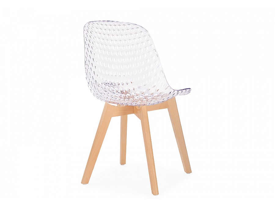 Пластиковый стул Vart clear / wood