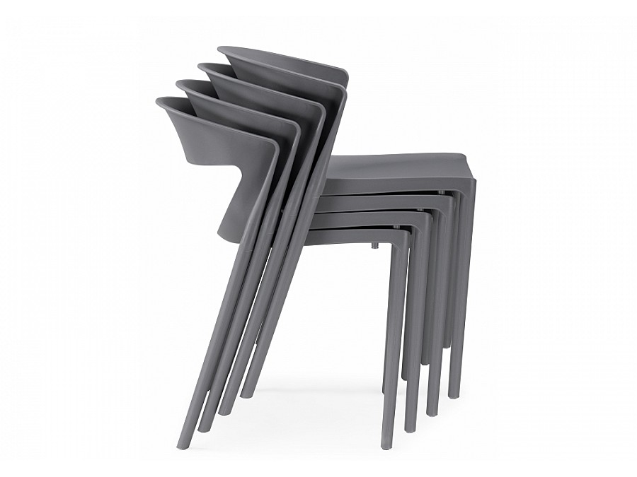 Пластиковый стул Градно серый