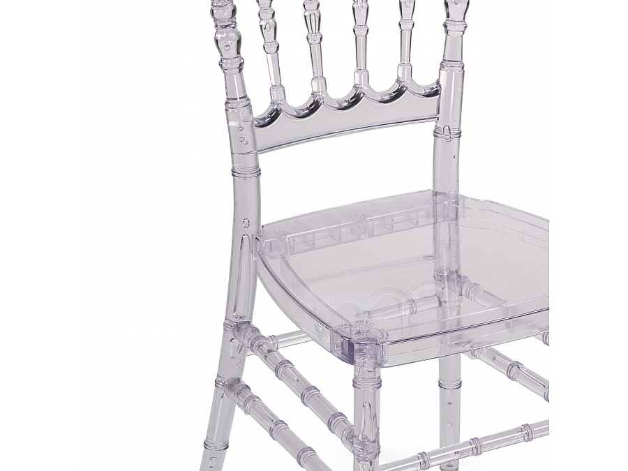 Пластиковый стул Chiavari 1 clear white