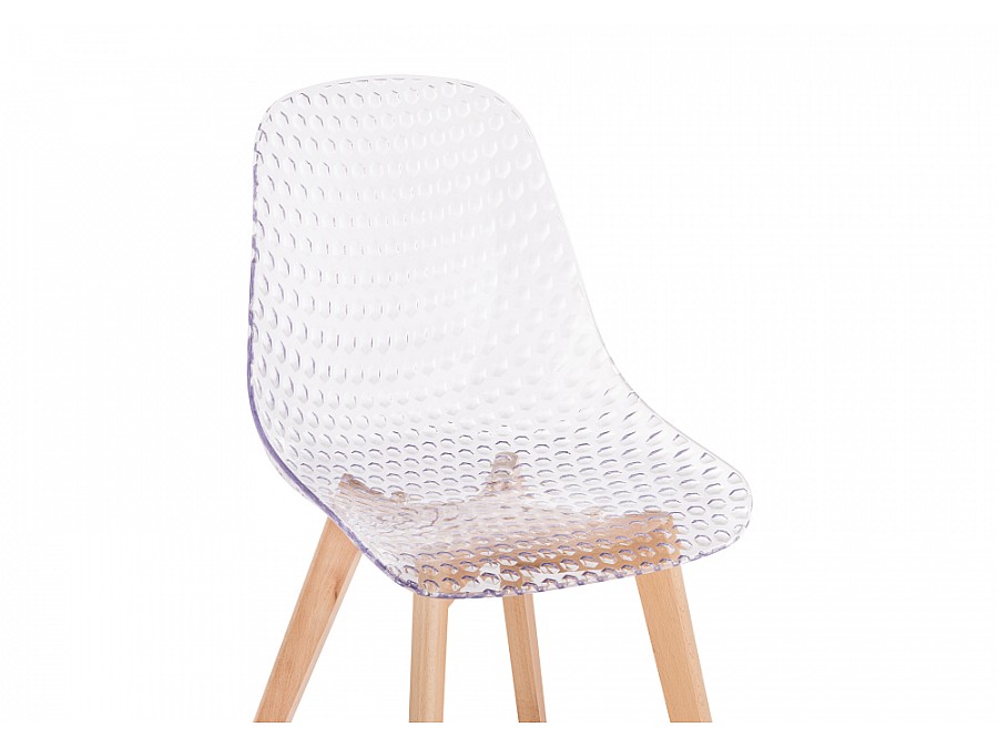 Пластиковый стул Vart clear / wood