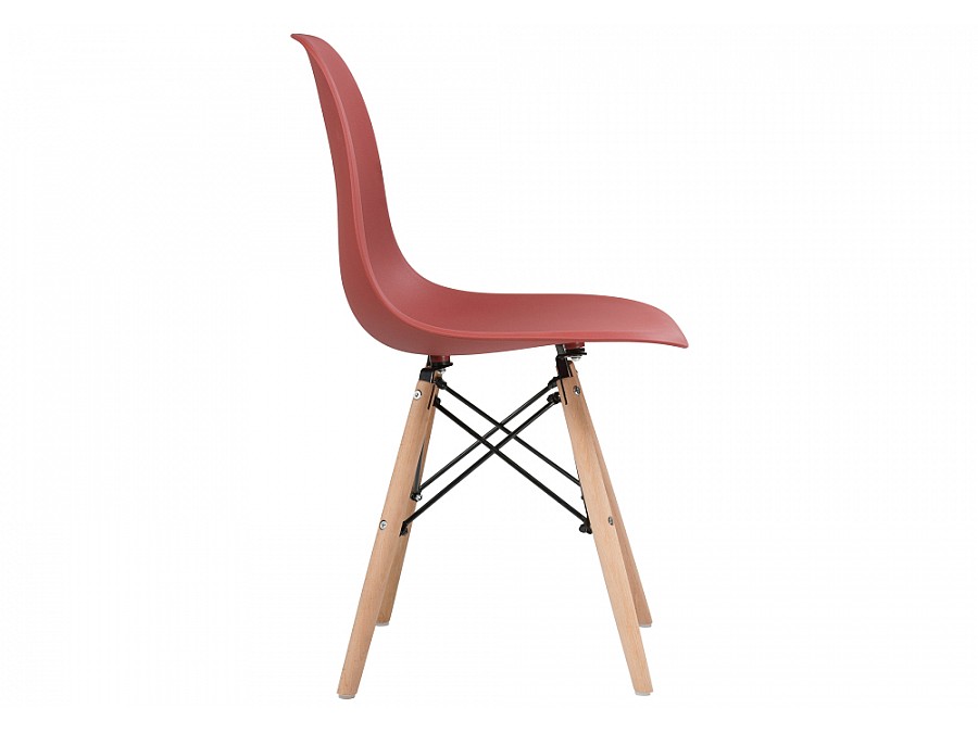 Пластиковый стул Eames PC-015 bordeaux