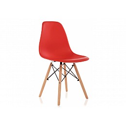 Пластиковый стул Eames PC-015 красный