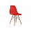 Пластиковый стул Eames PC-015 красный