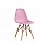 Пластиковый стул Eames PC-015 light pink