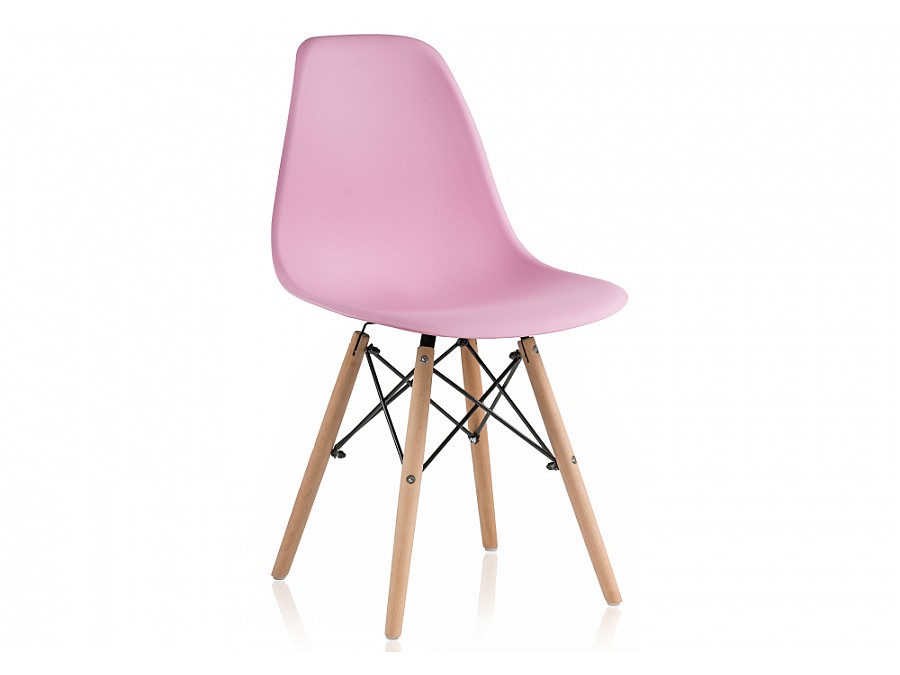 Пластиковый стул Eames PC-015 light pink