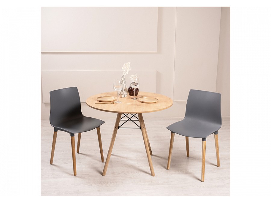 Пластиковый стул Кобе серый