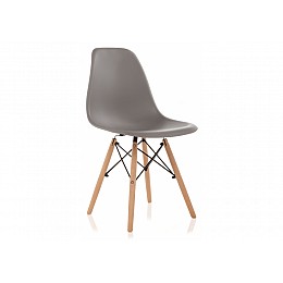 Пластиковый стул Eames PC-015 серый