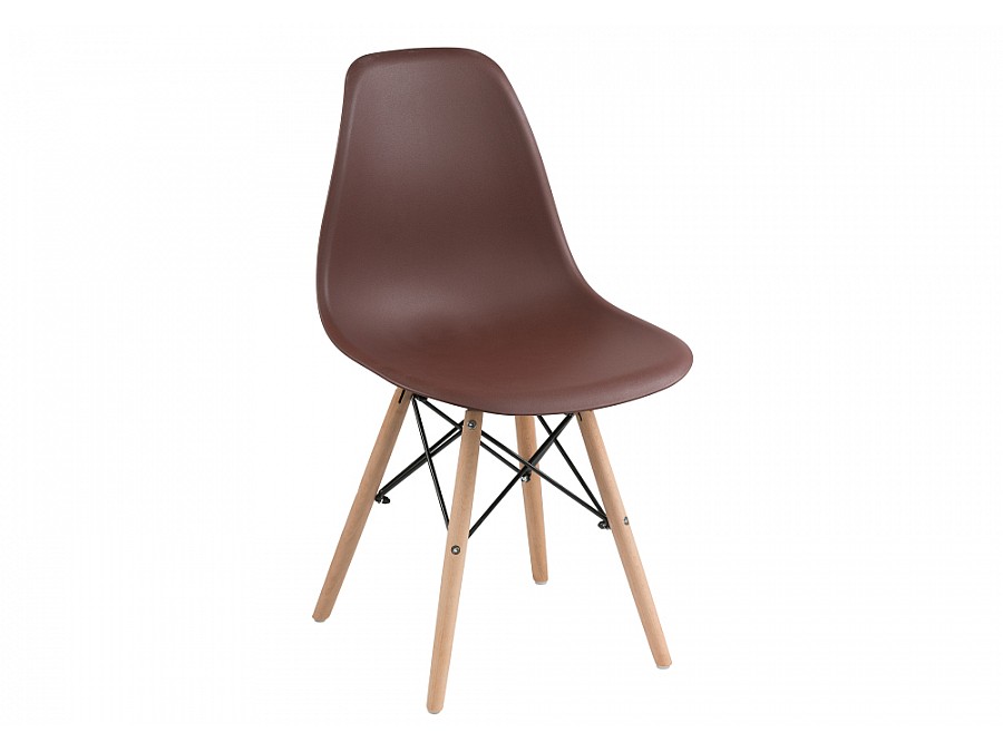 Пластиковый стул Eames PC-015 brown