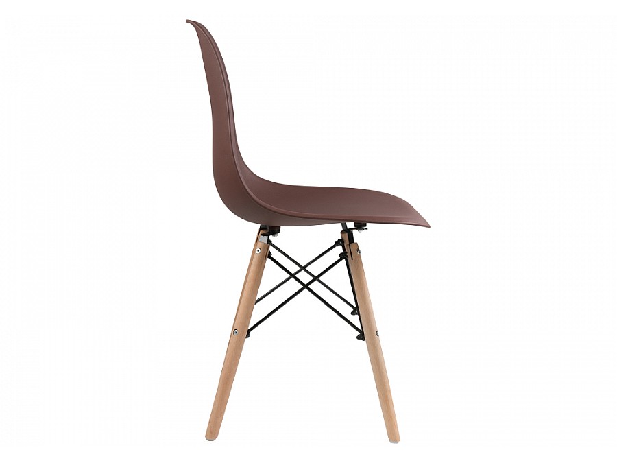 Пластиковый стул Eames PC-015 brown