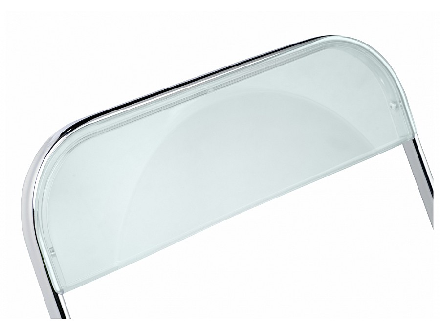 Пластиковый стул Fold складной clear gray-blue