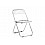 Пластиковый стул Fold складной clear