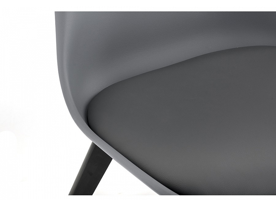 Пластиковый стул Bonuss dark gray / black