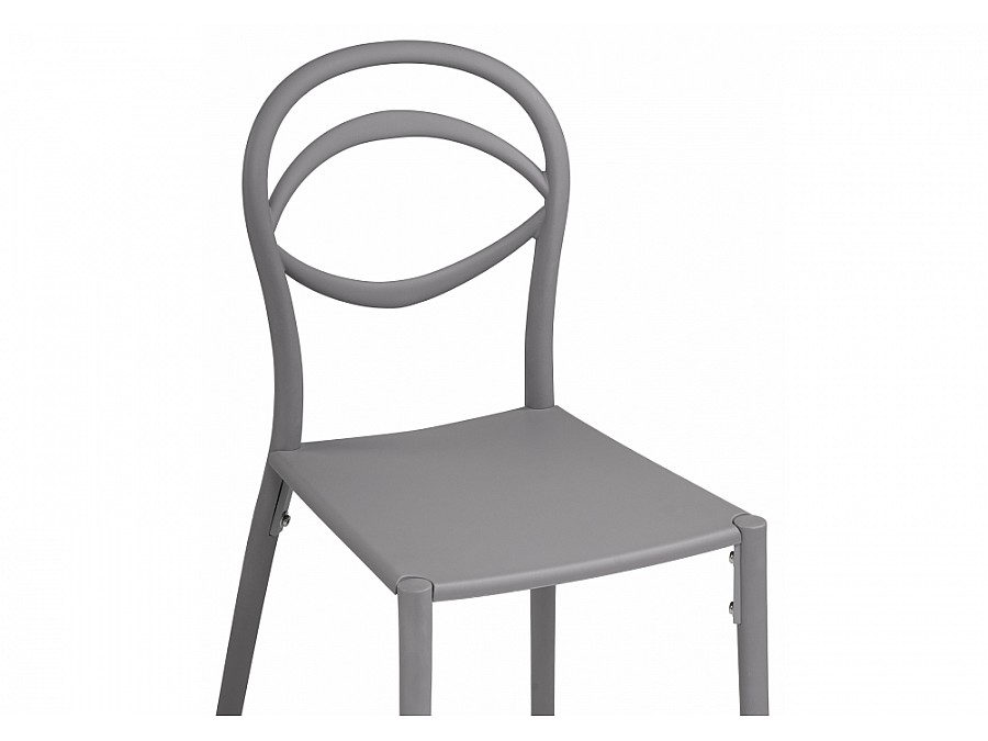 Пластиковый стул Simple gray