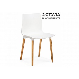 Пластиковый стул Кобе 2 шт белый