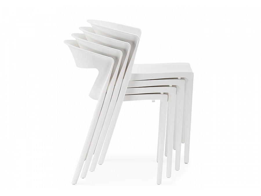 Пластиковый стул Градно белый