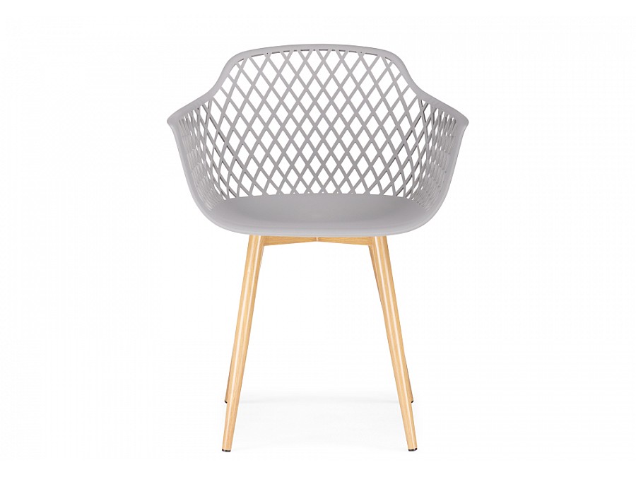 Пластиковый стул Rikon gray / wood