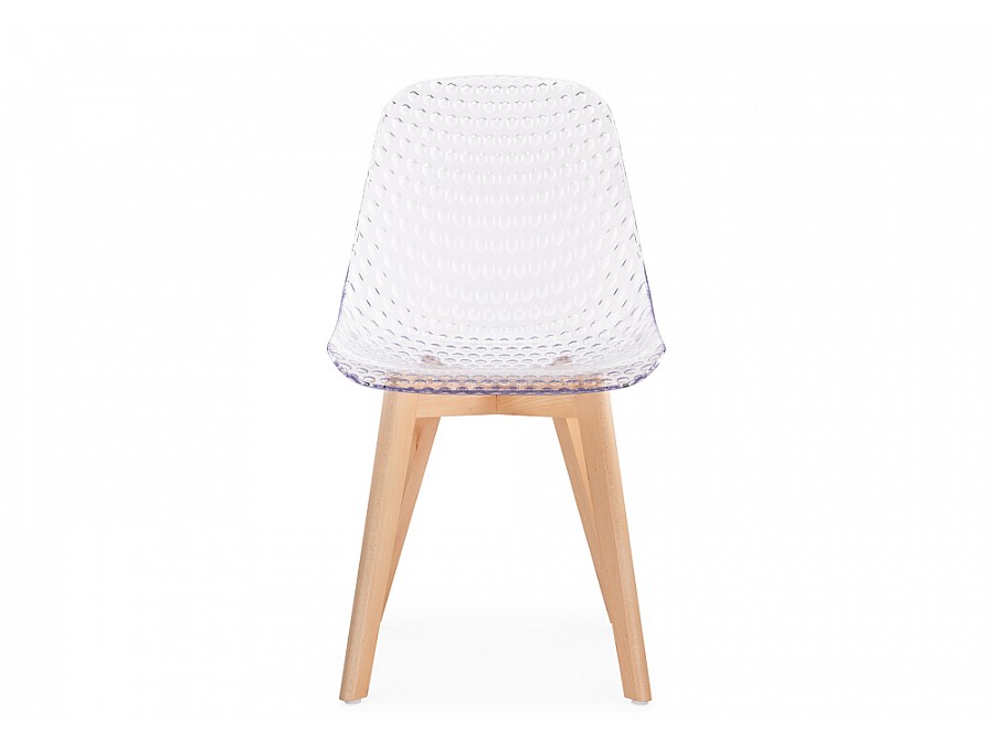 Пластиковый стул Vart clear / wood