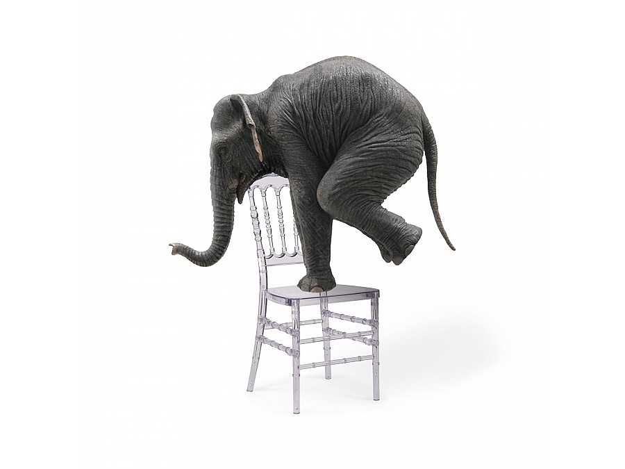 Пластиковый стул Chiavari 1 clear white