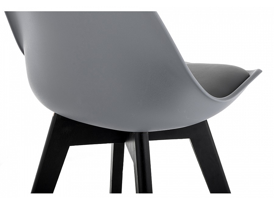 Пластиковый стул Bonuss dark gray / black