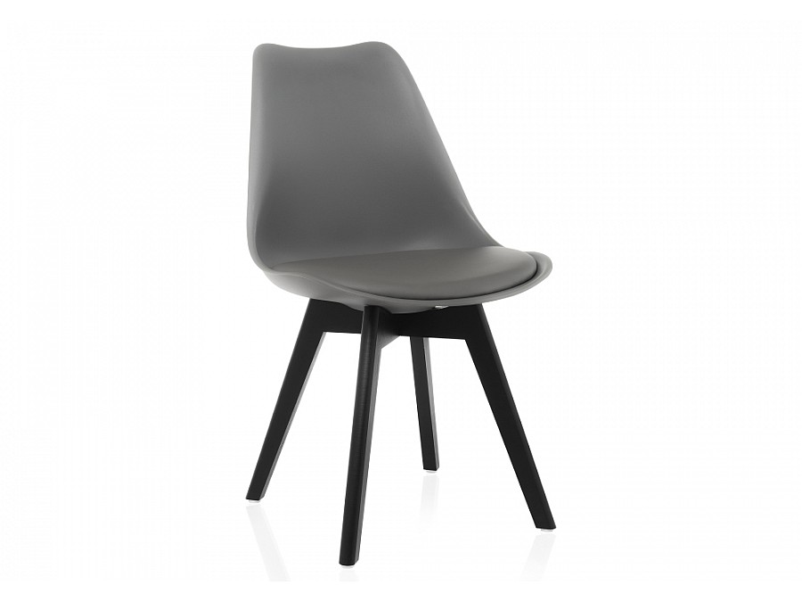 Пластиковый стул Bonuss dark gray / black
