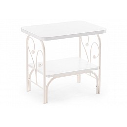 Тумба прикроватная Клео 2 белая / белая