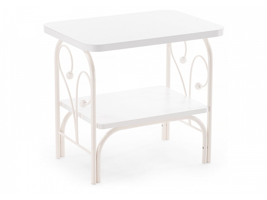 Тумба прикроватная Клео 2 белая / белая