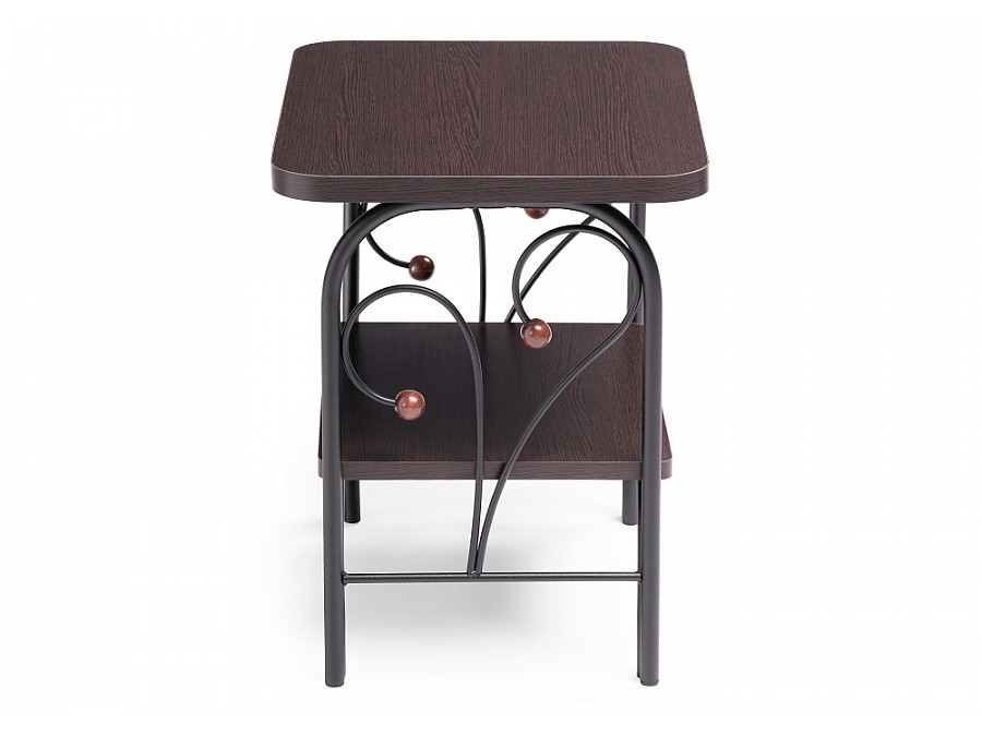 Тумба прикроватная Клео 2 черная / венге