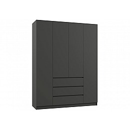 Шкафы Мадера ЛДСП графит новый