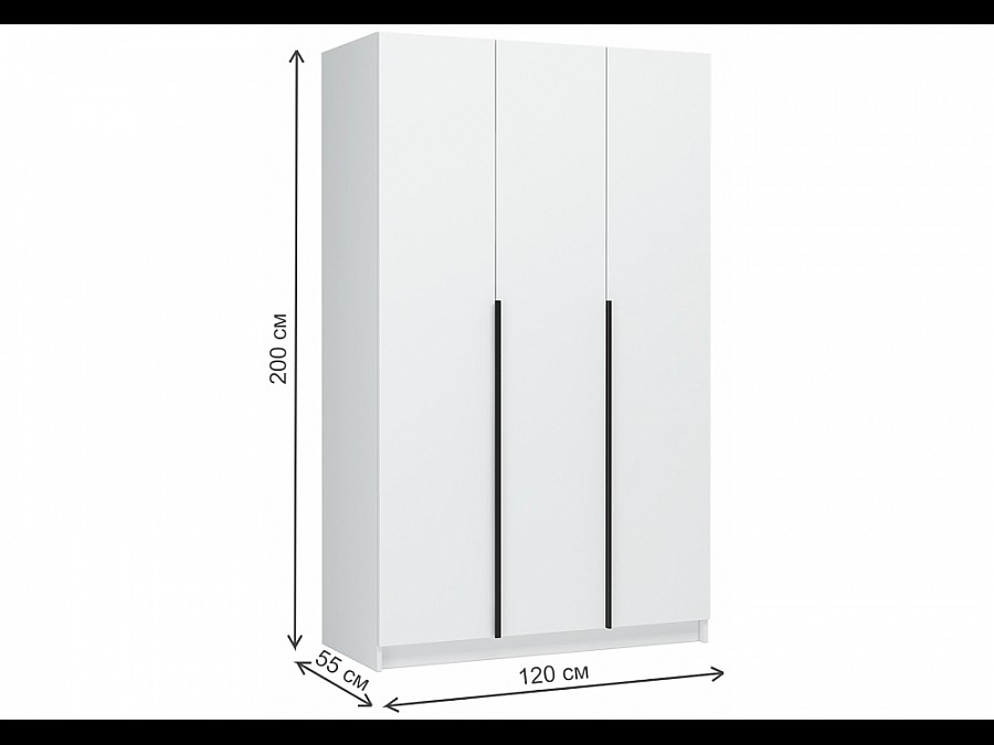 Шкафы Широн 1200 белый / белый с антресолью