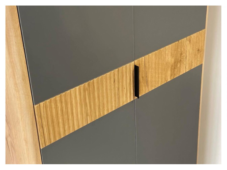 Адам двухдверныйдуб крафт золотой / графит