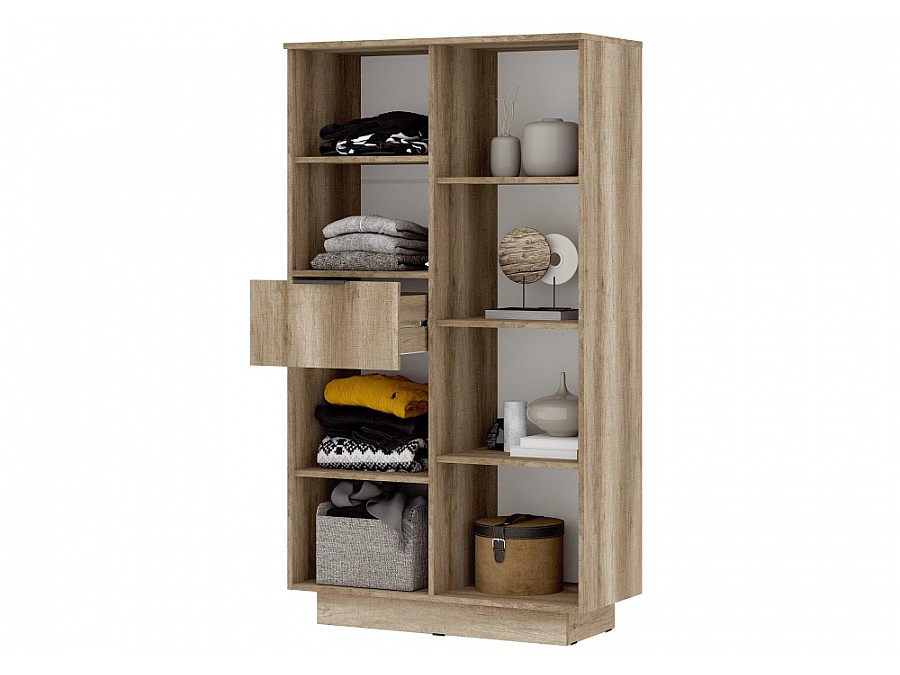 Шкафы Диамо ШК 02 софт графит / дуб каньон