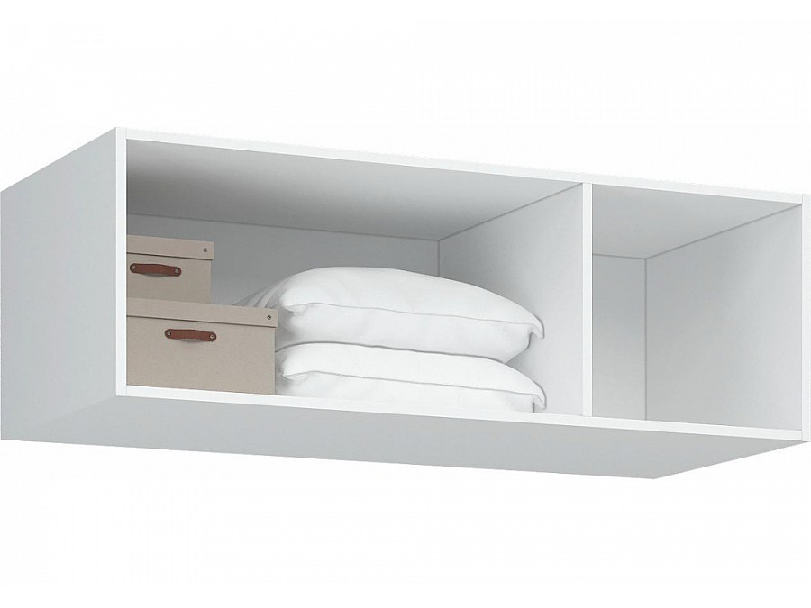 Шкафы Широн 1200 белый / белый с антресолью