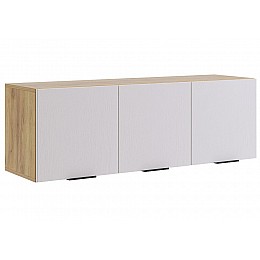 Шкафы Бери 120 дуб крафт золотой / белое дерево