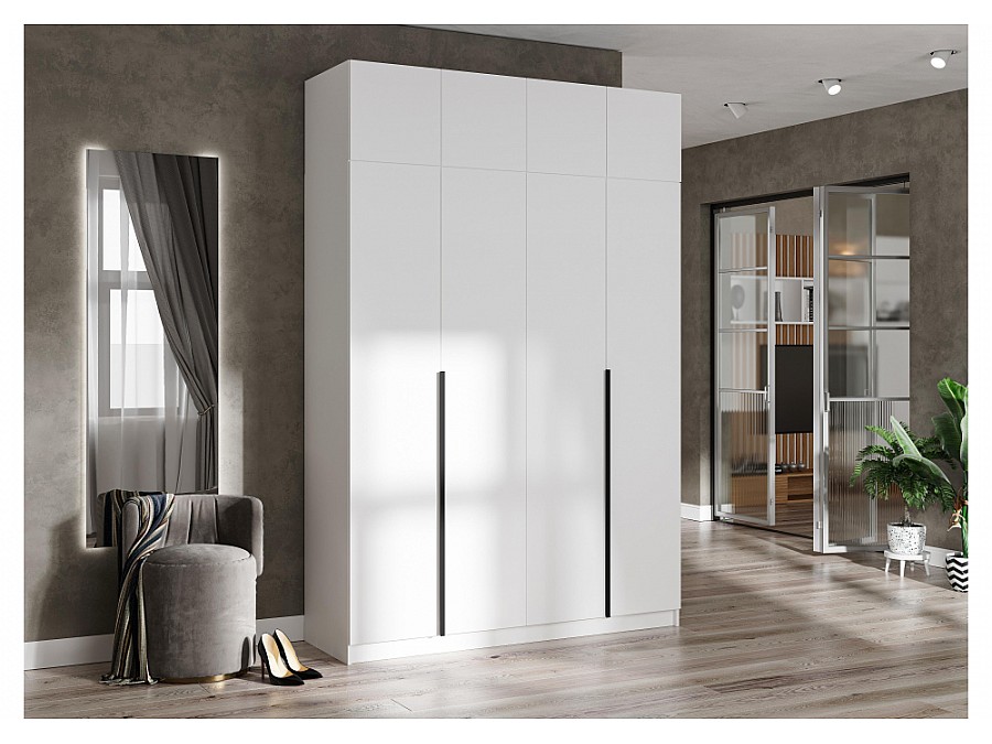 Шкафы Широн 1600 белый / белый