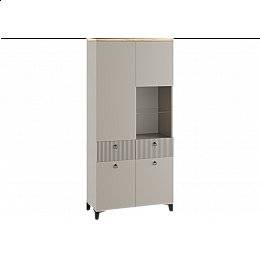 Шкафы Ника 800 бежевый мат-05 / кашемир / дуб делано