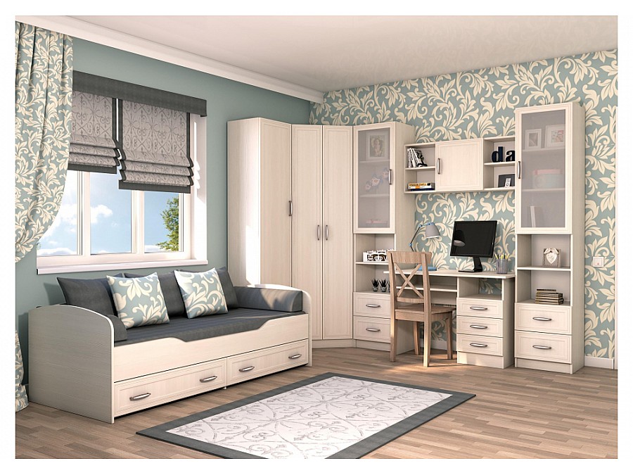 Шкафы Колибри бодега со стеклом