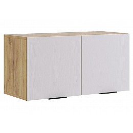 Шкафы Бери 80 дуб крафт золотой / белое дерево