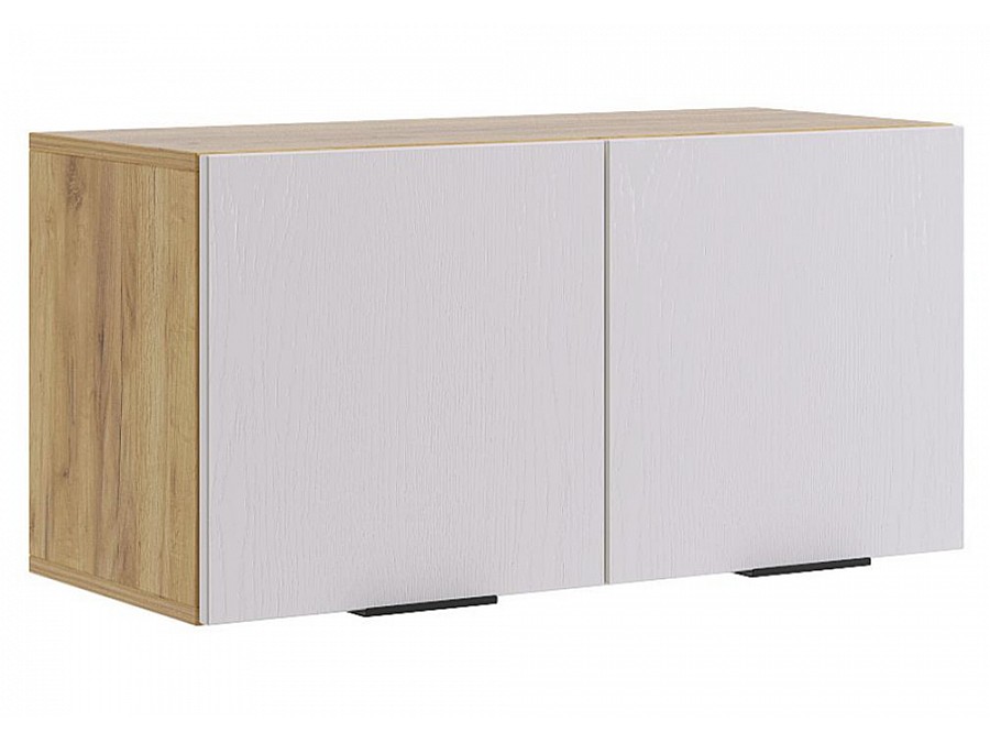 Шкафы Бери 80 дуб крафт золотой / белое дерево