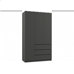 Шкафы Мадера ШМ 1200 ЛДСП графит новый