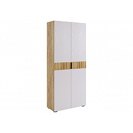 Шкафы Бери 80 дуб крафт золотой / белое дерево