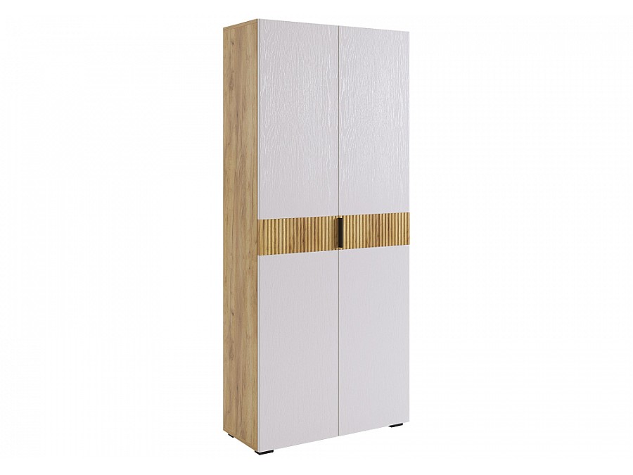 Шкафы Бери 80 дуб крафт золотой / белое дерево